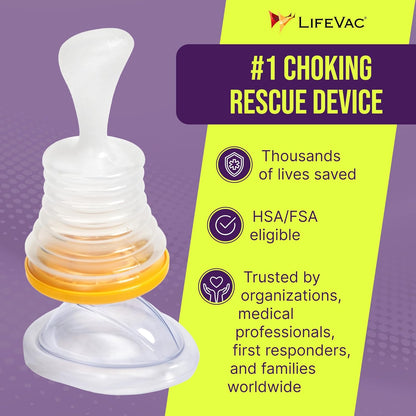 Blue Travel Kit 2 Pack - Portable Suction Rescue Device, First Aid Kit for Kids and Adults, Portable Airway Suction Device for Children and Adults