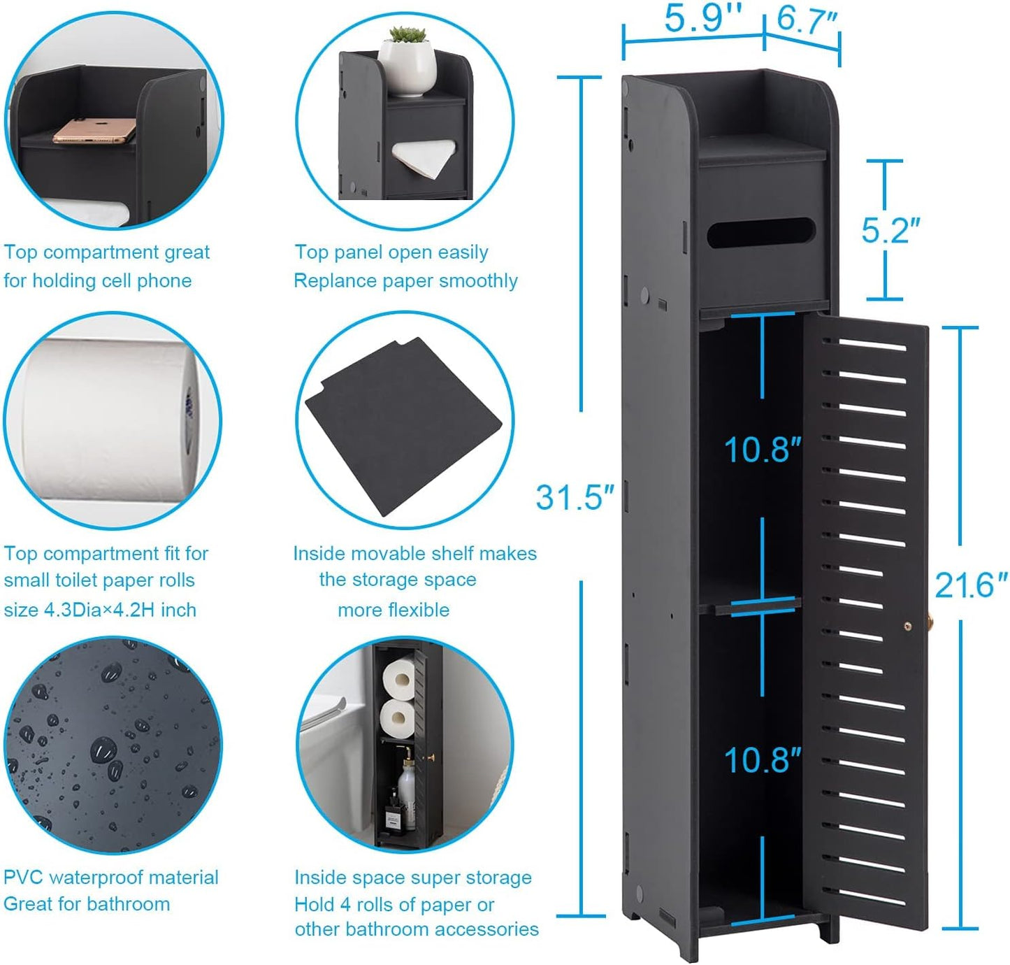 Small Bathroom Storage Cabinet: Protect Rental Deposit for Renters